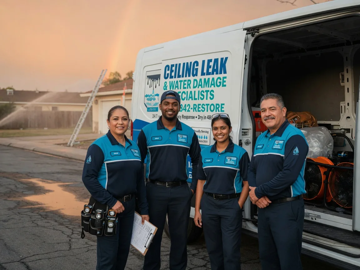 Ceiling Leak Cleanup company in Cross Plains, TX