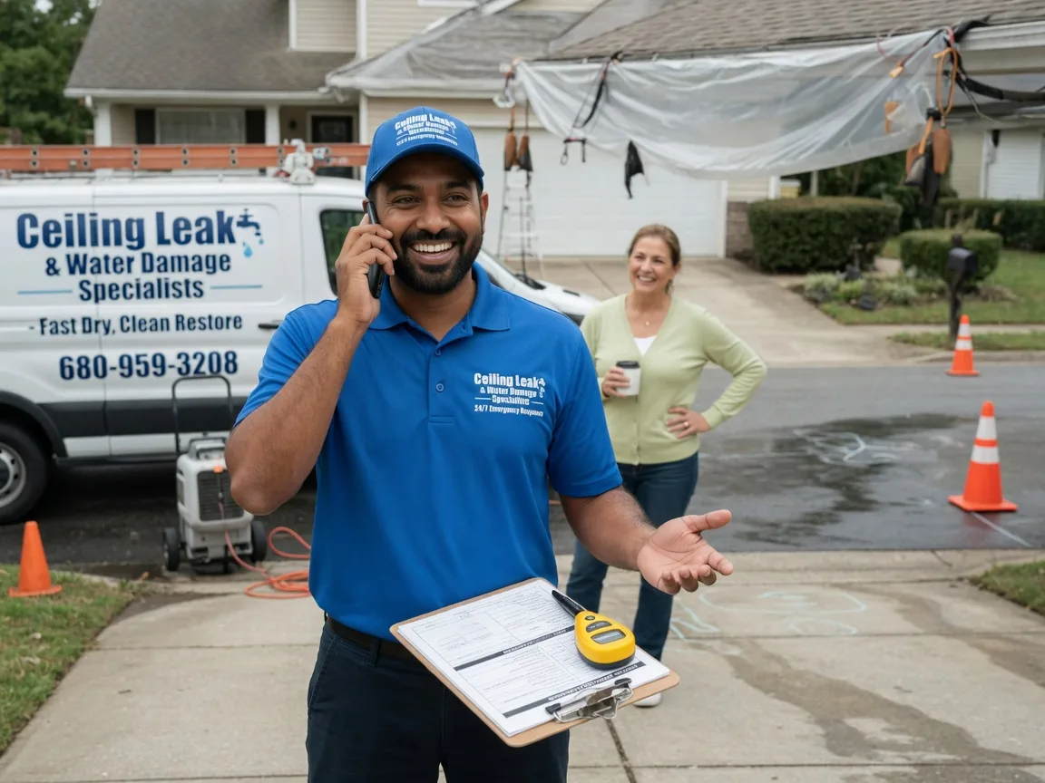 Ceiling Leak Cleanup Cross Plains, TX FAQs